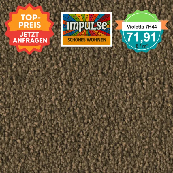 Vorwerk Violetta 7H44 – Teppichboden in Farbe 7H44, Velours-Oberfläche